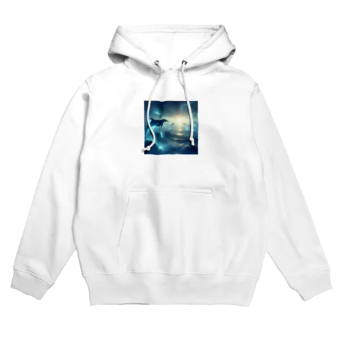 神秘的なイルカ Hoodie