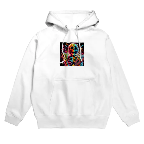 ロック髑髏 Hoodie