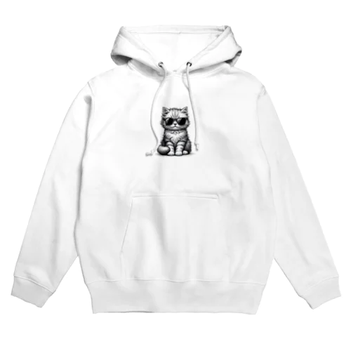 サングラス猫 Hoodie