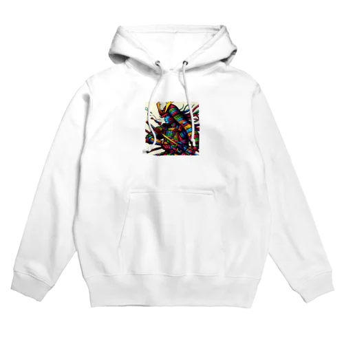 カラフルな侍 Hoodie