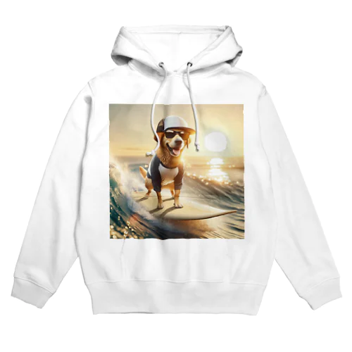 キャップ犬19 Hoodie