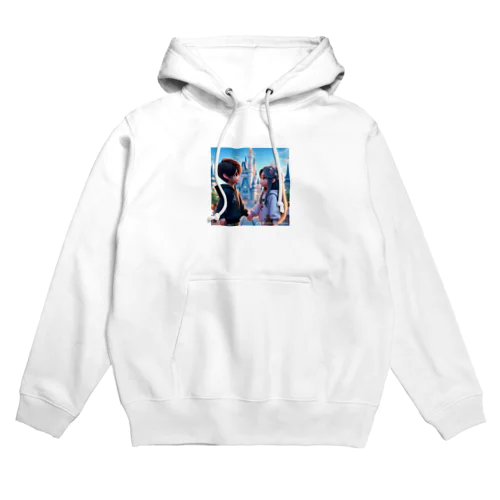 PIXAR風カップル Hoodie