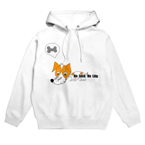 ジャックラッセル　No Jack No Life Hoodie