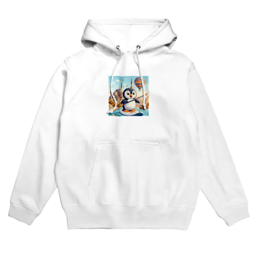 旅するペンギン　トルコでSUP！ Hoodie