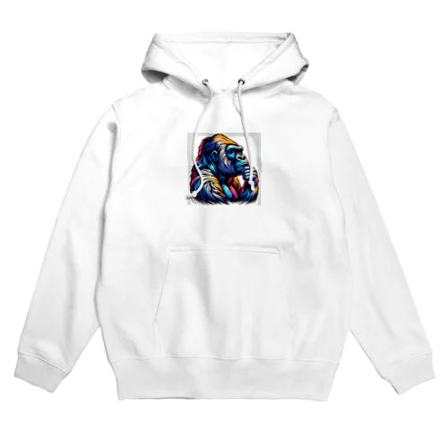 おとぼけゴリラの横顔 Hoodie