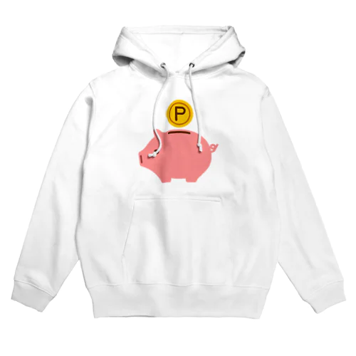 豚の貯金箱（ポイント） Hoodie