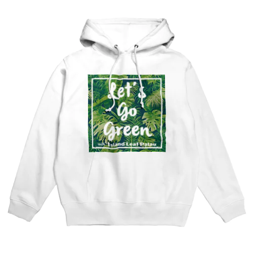 Let's Go Green with Island Leaf Palau パーカー