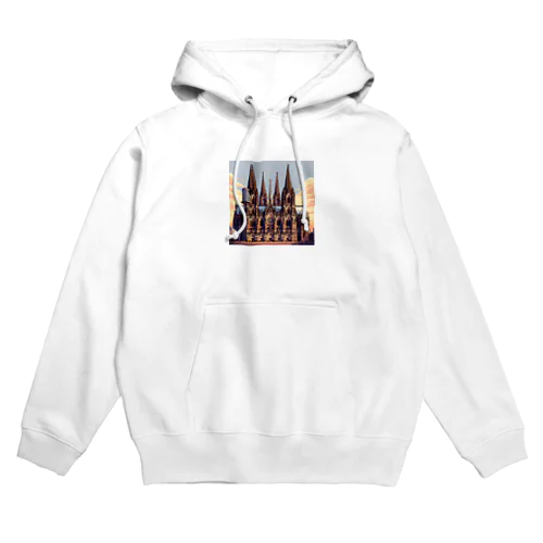 ケルン大聖堂（pixel art） Hoodie