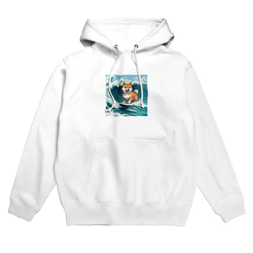 波乗り柴犬 Hoodie