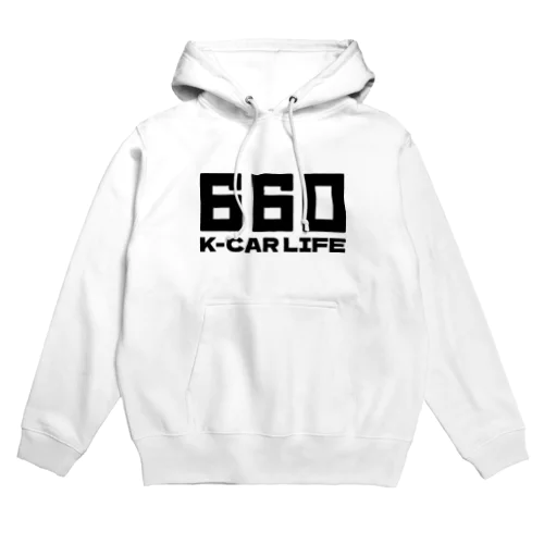 660軽カーライフ 軽自動車 ブラック Hoodie