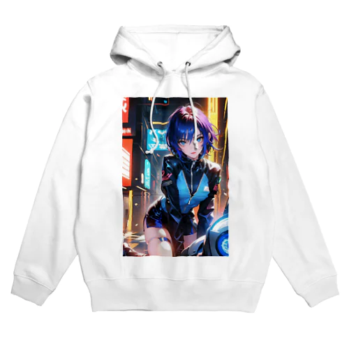 サイバーパンク　2次元美少女 Hoodie