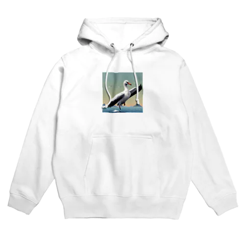 踊るツノメドリ Hoodie