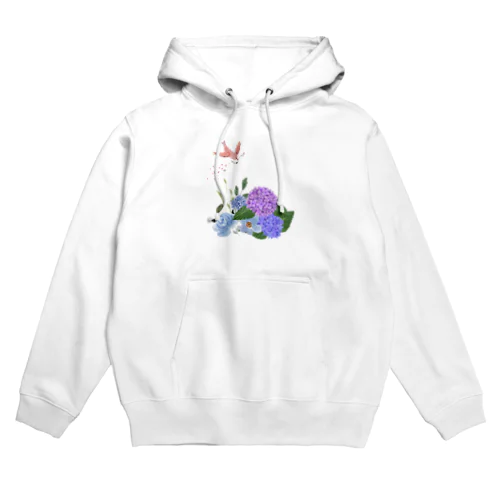 紫陽花とカッコウの舞 Hoodie