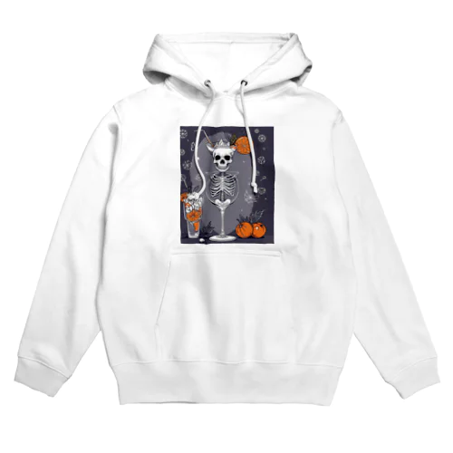 ユニークなスケルトンアートがおしゃれに輝く！ Hoodie