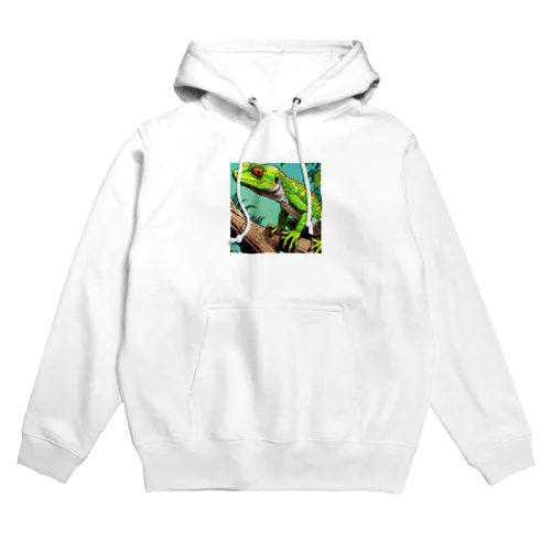 トカゲのリアルテイストグッズ Hoodie