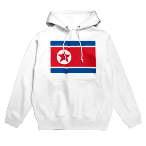 北朝鮮の国旗 パーカー