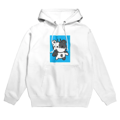 うしぐま証明写真風 Hoodie