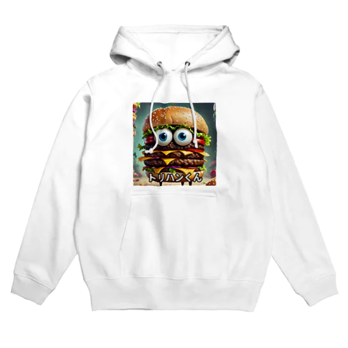 ハンバーガー　トリプルくん Hoodie