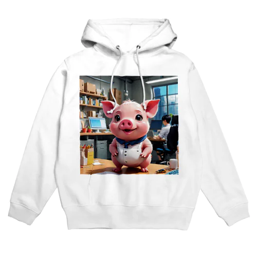 会社のぷろせすをするみにぶた管理製品開発 Hoodie