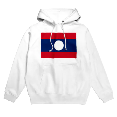 ラオスの国旗 Hoodie