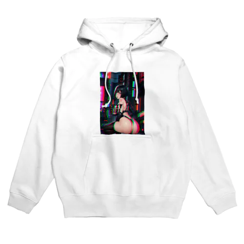 サイバーセクシーヒップガール Hoodie