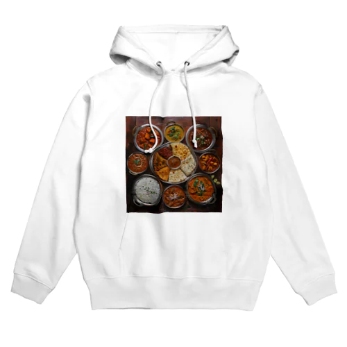 インド・ネパール料理の盛り合わせ　kouchan 1616 Hoodie