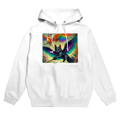 黒猫の魔法使い Hoodie