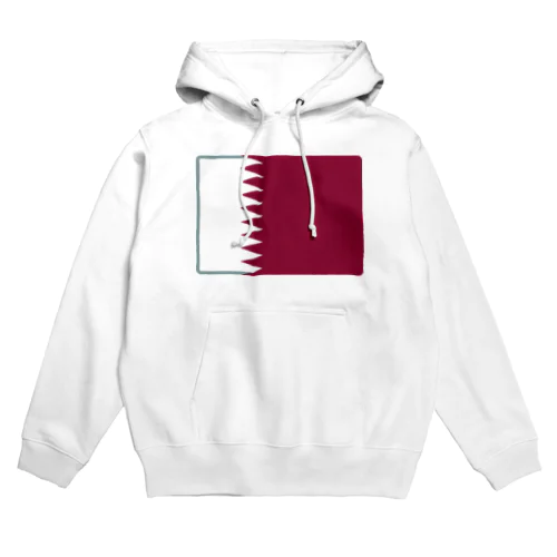 カタールの国旗 Hoodie