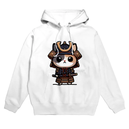 武士にゃんこ２ Hoodie