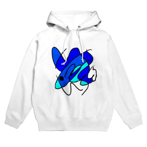 魚介類くん Hoodie