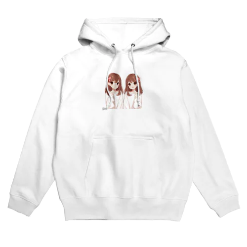 双子の姉妹 Hoodie