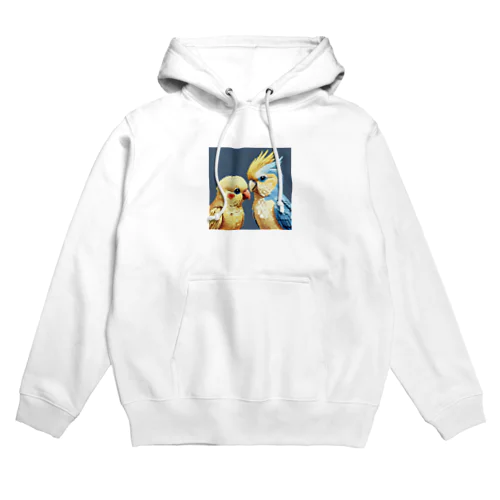 オカメインコとセキセイインコ Hoodie