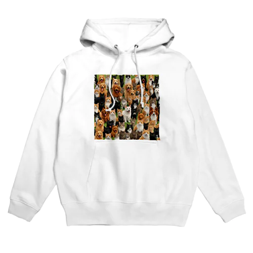 犬と猫 Hoodie