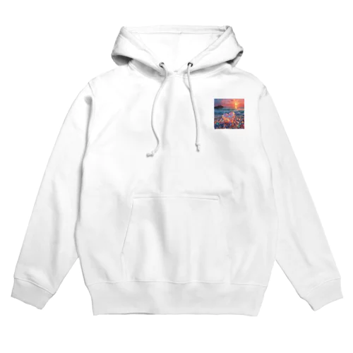 美しすぎるハートシーグラス Hoodie