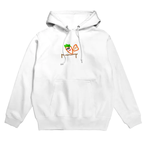 6さいが描いたおやすみにんじん Hoodie