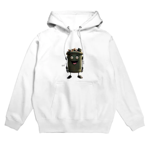 ゴミ箱妖怪　ダボさん Hoodie