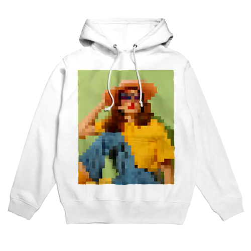 art woman mosaic Hoodie