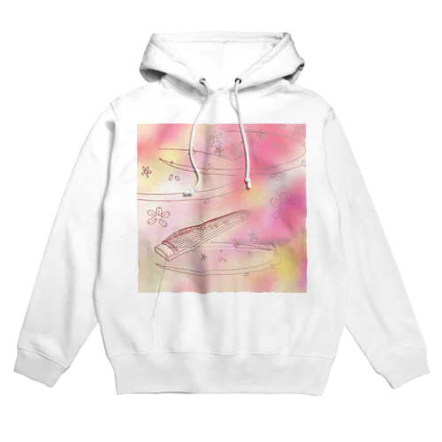 箏譜「春が来た」イメージ画像（正方形） Hoodie