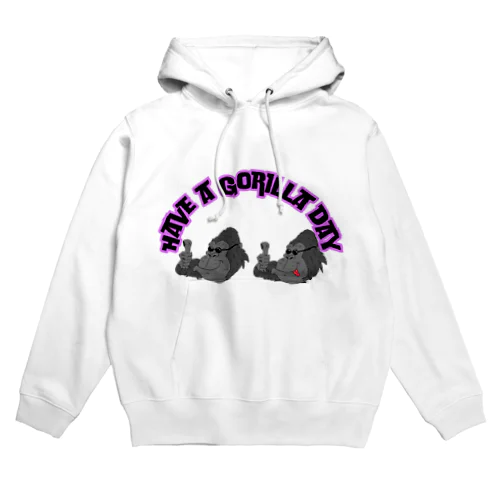 イケてるゴリラのHave a Gorilla day Hoodie