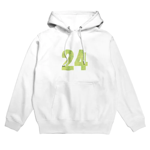 24番 green Hoodie