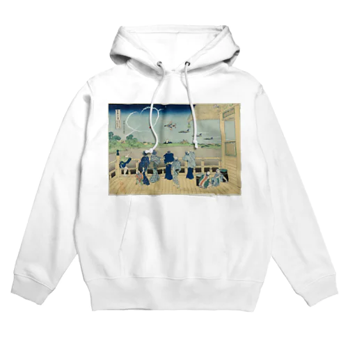 富岳三十六景風　ブルーインパルス Hoodie