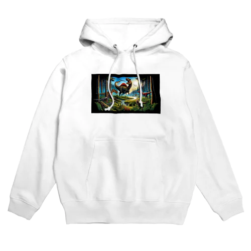 恐竜Ｔシャツを着て福井恐竜博物館へ行こう！ Hoodie