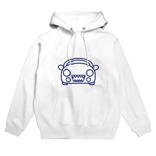 大福みたいなサメ（紺） Hoodie