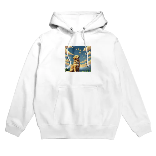 夕焼けとゴールデンレトリバー Hoodie