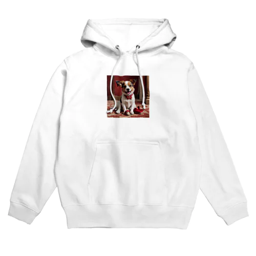 スリッパを持ち出している犬 Hoodie