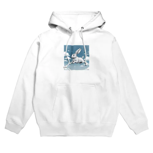 空飛ぶウサギ Hoodie