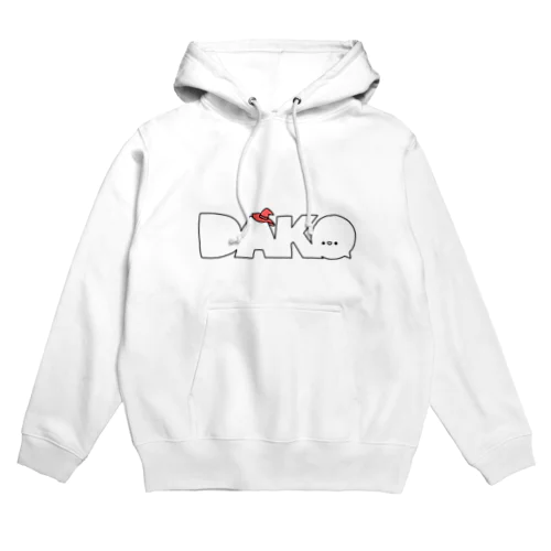 DAKOの文字ロゴ Hoodie