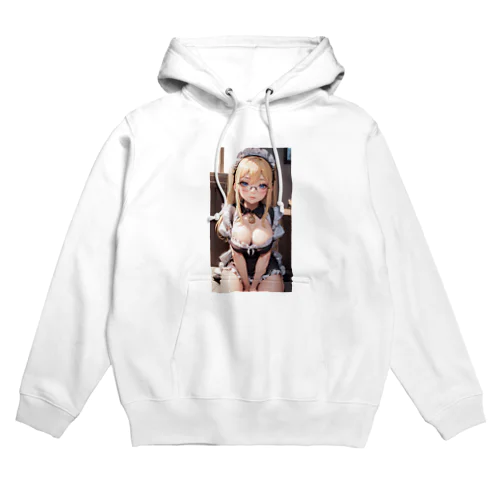 金髪美少女　七海ちゃんメイド Hoodie