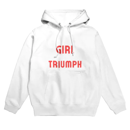 Girl Triumph-女性の勝利や成功を表す言葉 パーカー