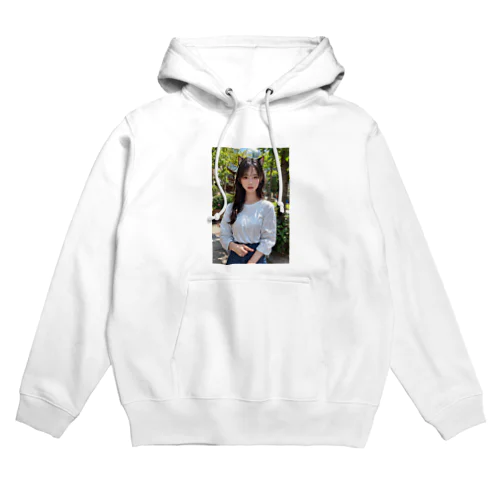 猫耳美女 Hoodie